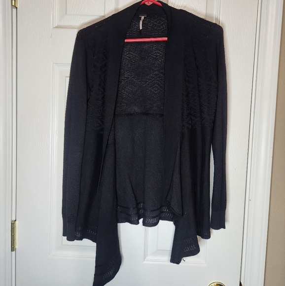 Poofw Black Cardigan - Picture 1 of 3